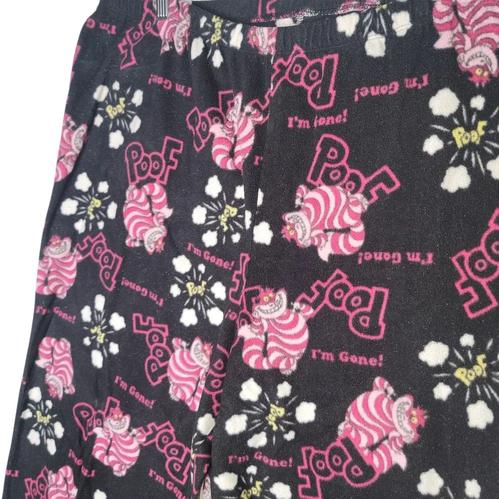 Disney Sleep Women's Cheshire Cat Black Pajama Pants Poof! Sz 3X - Picture 4 of 10